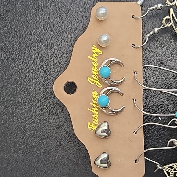 Cute! 6 pairs of boho style earrings - Picture 4 of 5